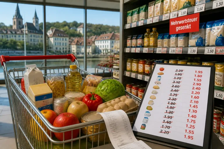 Was die Mehrwertsteuer-Senkung für den Einkauf in Baden bedeutet