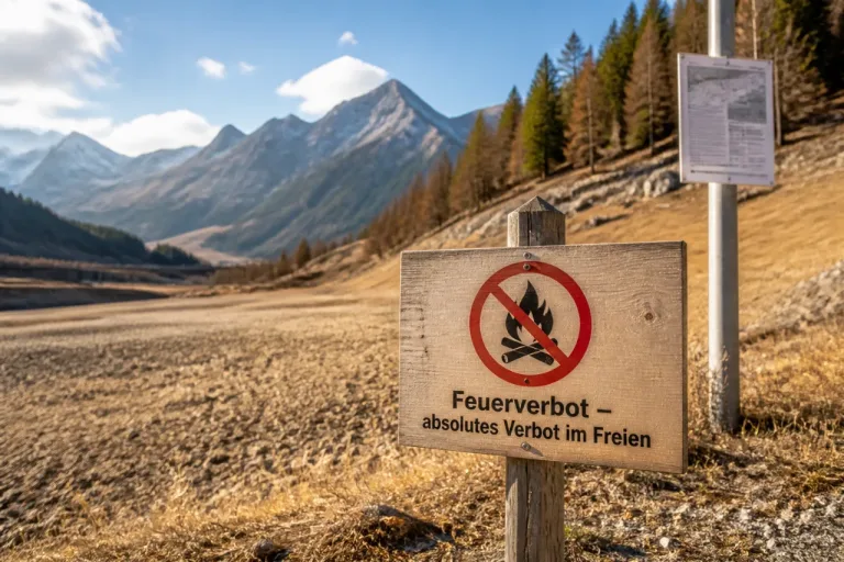Weite Teile Graubündens unter absolutem Feuerverbot wegen extremer Trockenheit