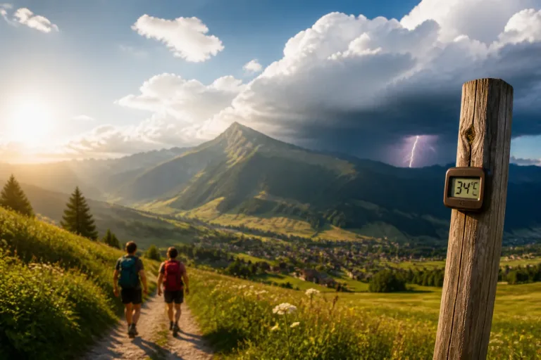 Hochdruck bringt bis 34 Grad – in den Bergen und am Abend lokal Gewitter möglich