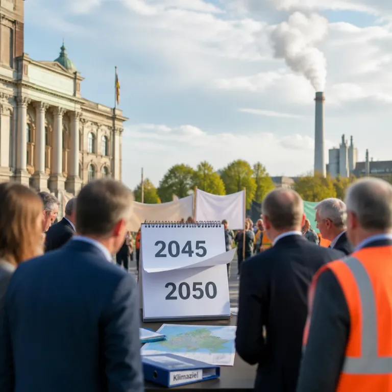 Wirtschaft und Gewerkschaften drängen auf Verschiebung des deutschen Klimaziels von 2045 auf 2050
