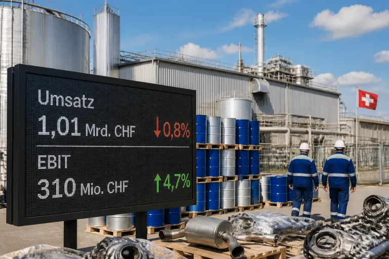 Ems-Chemie: Mehr Gewinn trotz leicht sinkender Umsätze — Prognose leicht angehoben
