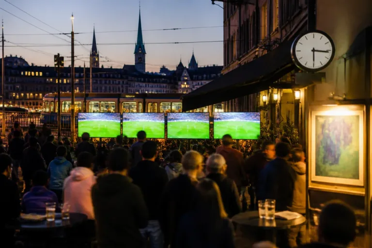 Wo in Zürich das Viertelfinal-Spiel Schweiz–Argentinien um 3 Uhr gezeigt wird
