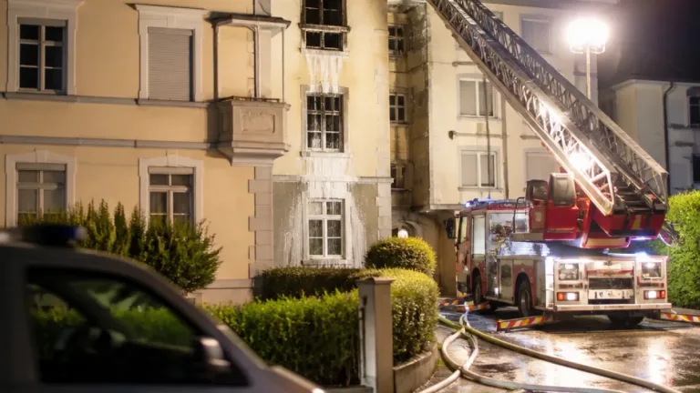 Zimmerbrand in Wil: Feuerwehr verhindert Übergriff auf gesamtes Haus