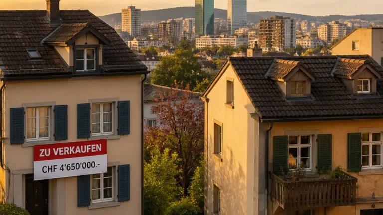ZKB: Eigentum ist nicht automatisch günstiger als Miete im Kanton Zürich