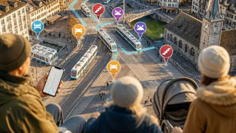 Zürich erweitert Pilotprojekt: Barrierefreie Routenkarte erleichtert Mobilität in der Innenstadt