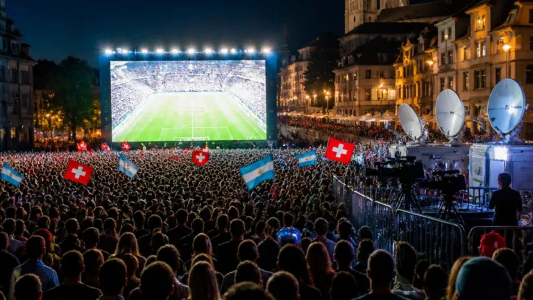 Zürich im Fussballfieber: WM-Viertelfinal Schweiz–Argentinien zieht City in seinen Bann