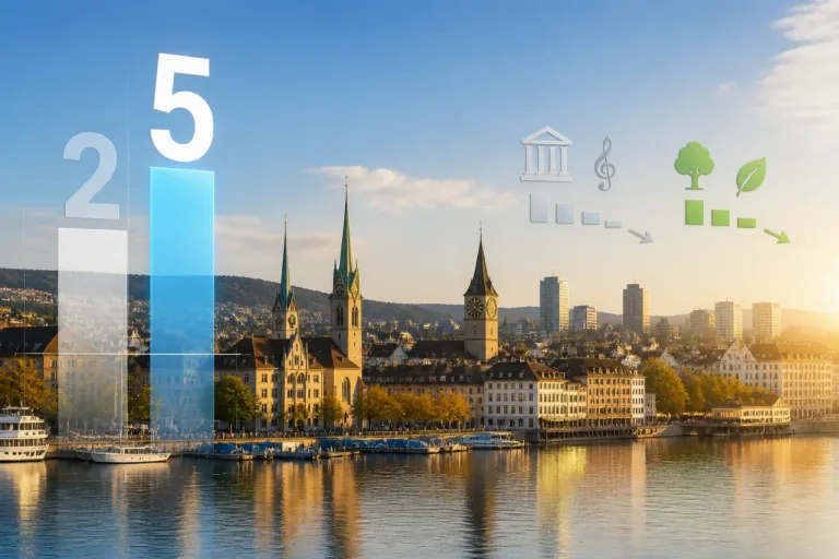 Zürich rutscht im Global-Ranking: Platz 2 auf Platz 5, Schwäche in Kultur und Umwelt