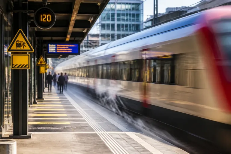 Zug fährt überraschend mit 120 km/h durch S-Bahnhof – Sicherheitsfragen für Pendler
