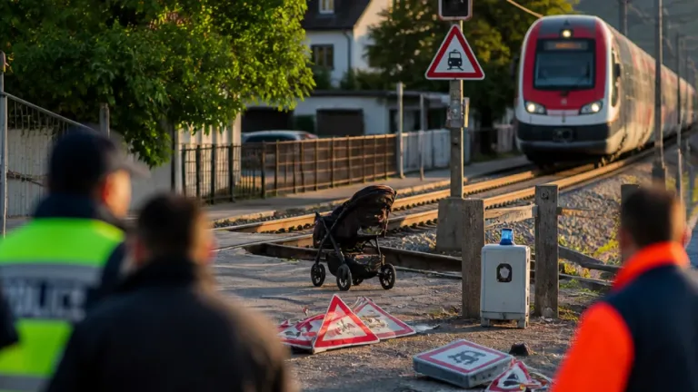 Zug: Todesfall an Bahnübergang in Deutschland erinnert an Sicherheitsfragen an Fussgängerübergängen