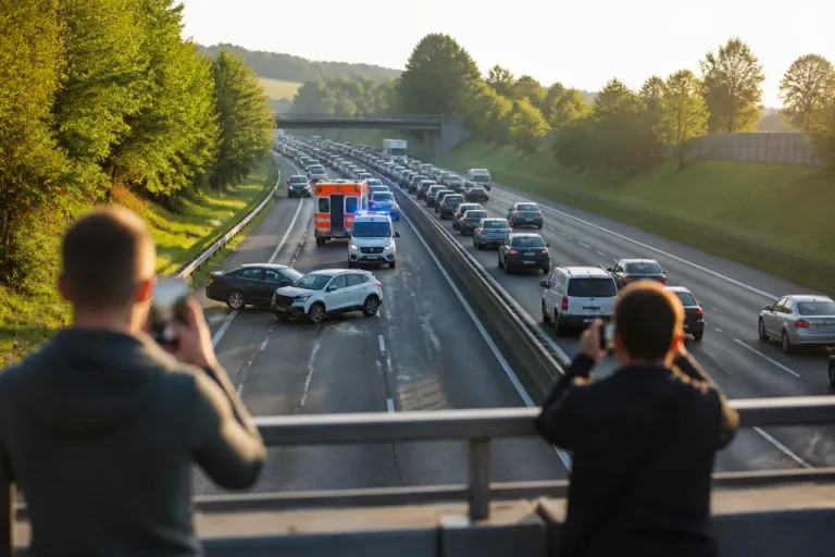 Zwei Auffahrkollisionen auf A1 bei Züberwangen – Gaffer werden angezeigt