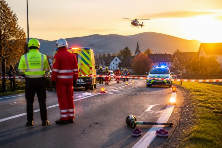 Zwei Kinder bei Kollision in Schübelbach verletzt – Kantonsstrasse stundenlang gesperrt