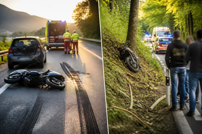 Zwei Motorradunfälle in Bürglen und Wilen: Jugendliche und Frau ins Spital